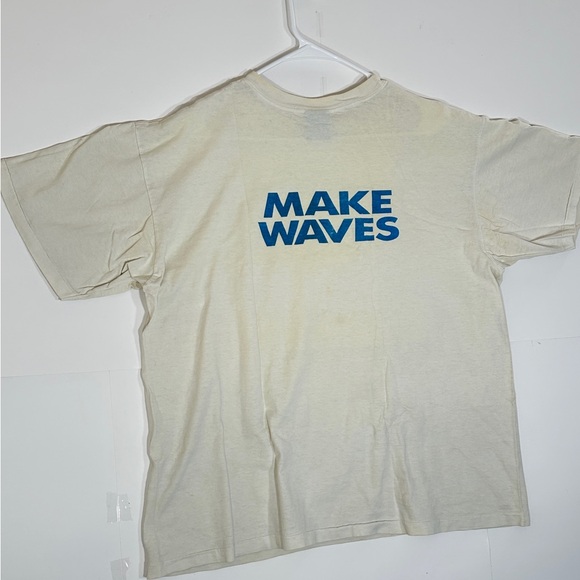 Vintage Just Add Bacardi T-Shirt Men Size XL White Make Waves Promo Shirt 1990s - Picture 12 of 13